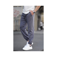 Nouveauté : Pantalon de survêtement décontracté pour homme en mélange de coton et de polyester durable, respirant, disponible en différentes tailles et couleurs pour l'hiver
