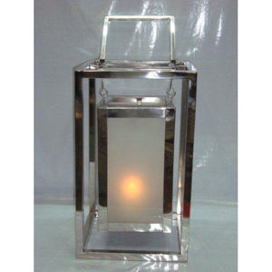 Wire Knotted Metal and Glass High Quality Table <b>Lantern</b> Perfect for Home, Hotel and Restaurants - Product Image 3