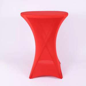 Juego de manteles de LICRA reutilizables para el hogar, patrón amarillo y rojo para bodas, espacios al aire libre, uso comercial en el hogar, uso comercial en el hogar - Product Image 2