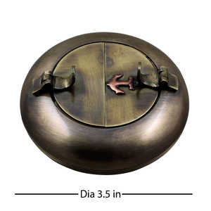 Cendriers élégants pour la maison, le bureau, l'hôtel, le Bar, le Restaurant, décor de bol, accessoires métalliques modernes, cendrier de table de voiture de forme ronde - Product Image 3