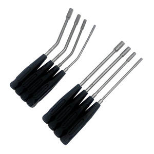 Pinza para injerto óseo de plataforma tibial Bone Hammer, 26 cm, multidiámetro, recta y curva, instrumento ortopédico CE Narham Enterprises - Product Image 4