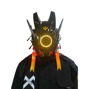 หน้ากากเทคแวร์สไตล์ไซเบอร์พังก์ เครื่องประดับเสื้อผ้าแนวล้ำยุค - Product Image 3