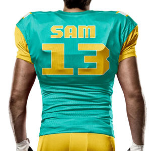 Uniformes de Fútbol Americano Personalizados con Logotipo, de Secado Rápido, Sublimados de Alta Calidad, Camisetas de Fútbol para Equipos, 100% Personalizables - Product Image 5