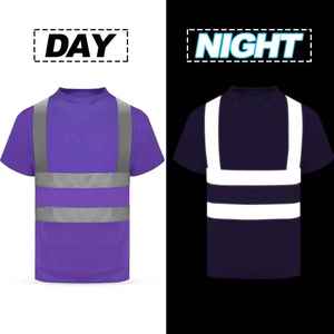 2025 alta calidad transpirable alta visibilidad construcción hecha a medida reflectante Hi Vis camisa de TRABAJO ROPA DE SEGURIDAD camiseta - Product Image 3