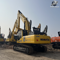 Excavatrice sur chenilles Komatsu PC400, 40 tonnes, grande pelle hydraulique lourde, moteur SAA6D125E5, d'occasion, japonaise, pour l'exploitation minière et les carrières