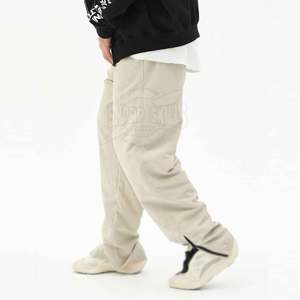 กางเกงขายาวทรงตรงเอวสูงไซส์ใหญ่ ผ้าคอตตอนผสม ระบายอากาศดี แฟชั่นใหม่ เหมาะสำหรับออกกำลังกาย ขายตรงจากโรงงาน - Product Image 3