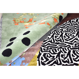 Recién llegado, alfombra moderna de lana con mechones a mano para decoración del hogar, Alfombra de pared a pared con patrón sólido para sala de estar - Product Image 5