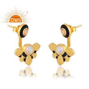 Pendientes de piedras preciosas de ópalo etíope Natural de plata de ley más vendidos, joyería personalizada para mujer, regalo para ella - Product Image 3