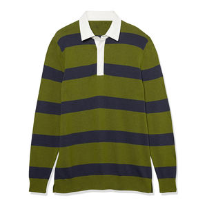 Camiseta de rugby de secado rápido ecológica de gran venta, transpirable de talla grande, Impresión de transferencia de calor personalizada, Rugby 100% - Product Image 6