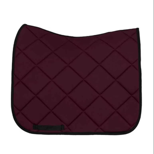 Selle anglaise en coton avec logo personnalisé, style matelassé respirant, doublure douce pour un ajustement stable, confort et protection du cheval - Product Image 1