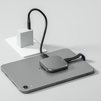 Lector de Tarjetas Magnéticas 2025, SD USB C 2 en 1, Cargador Externo Múltiple con Adaptador de Lector de Tarjetas de Memoria para Teléfono y Portátil