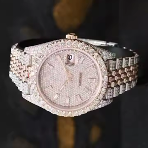 VVS Moissanite นาฬิกาข้อมือแบบอัตโนมัติสำหรับผู้ชายผู้หญิงผลิตจาก surat - Product Image 2