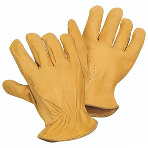 NOUVEAU Gants de conduite en cuir de chèvre et peau de vache avec protection respirante pour les mains Gants en cuir pour hommes - Product Image 6