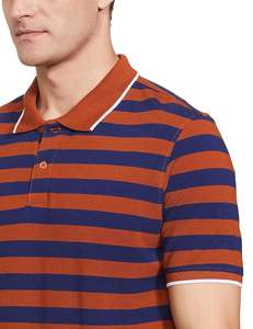 เสื้อโปโลสำหรับผู้ชายเสื้อโปโลผ้า12% โพลีเอสเตอร์ผ้าสแปนเด็กซ์สั้นลำลองไซส์พิเศษแห้งเร็วสั่งพิมพ์ลาย88% - Product Image 4