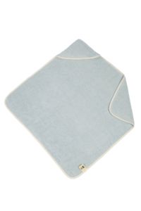 Coresoft Organic Cotton Woven Square <b>Hooded</b> <b>Towel</b> with Piping - Product Image 2