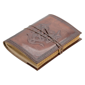 Hot Sale Indian Manufacturer White Leather Journal Antique Deckle Edge Paper Vintage Leather Journal With <b>Lock</b> Closure for Sale - Product Image 1