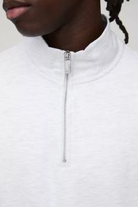 Haute qualité hommes léger basique coupe régulière Quater Zip pull survêtement tenue décontracté respirant et confortable survêtement - Product Image 3