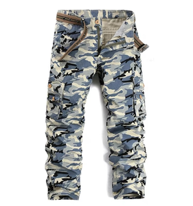 Pantalon cargo pour homme RAZERS IMPEX, automne, hip-hop, mélange coton/polyester, respirant, séchage rapide, fermeture à cordon, design multi-poches - Product Image 1