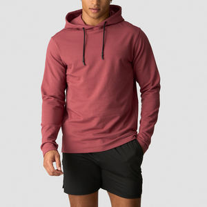 Vente en gros poids lourd Streetwear vierge sweats à capuche à manches longues pour hommes approvisionnement direct d'usine pulls à capuche thermiques pour hommes - Product Image 1
