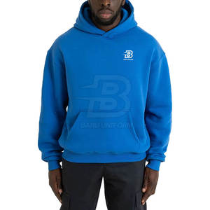 เสื้อมีฮู้ดโอเวอร์ไซส์ทำจากผ้าฝ้ายโพลีเอสเตอร์น้ำหนักเบาเสื้อฮู้ดโอเวอร์ไซส์ - Product Image 1