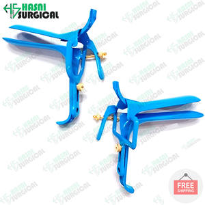 Juego de Ginecología Electroquirúrgica Hasni LLETZ con Recubrimiento Azul, 2 Piezas, Manual, Acero Inoxidable, Aprobado por CE e ISO, Espéculo de Graves - Product Image 1