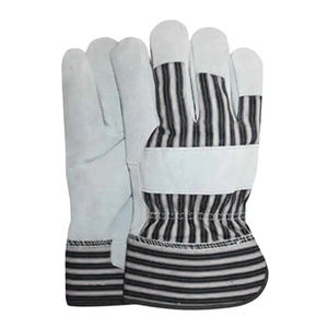 Nuevo OEM con bajo MOQ Guantes de trabajo de cuero de seguridad resistentes a impactos Guantes de mano de construcción resistentes al corte Guantes anticorte - Product Image 5