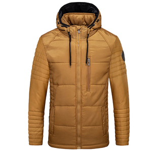 Chaqueta Acolchada de Lona con Capucha de Diseño Personalizado, Relleno Suave, para Hombre, Invierno, Acolchada, Moderna, Ropa Deportiva, Informal, Urbana - Product Image 5