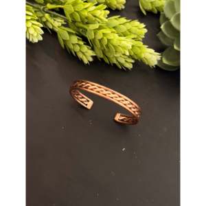 Navajo Handmade Fashion <b>Copper</b> Cuff <b>Bracelet</b> - Product Image 4