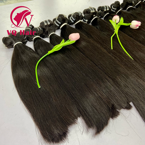 Máquina de paquete recto Natural alineada con cutícula 100% de alta calidad, cabello humano de doble trama, cabello virgen vietnamita, un donante - Product Image 5