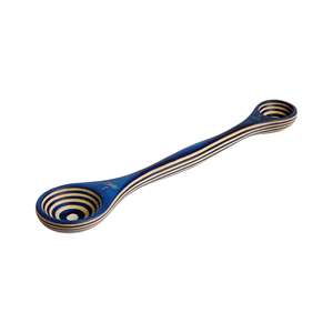 Juego de artesanías de La India de 2 servidores de ensalada de madera de mango utensilios de cocina únicos herramientas de ensalada de madera hechas a mano - Product Image 6