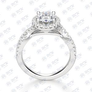 1,00 TCW anillo de moissanita solitario de corte ovalado para mujer/Joyería de compromiso anillo de diamante de moissanita en oro de 18KT - Product Image 5