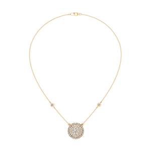 เครื่องประดับทอง14K แบบกำหนดเองจี้เพชรพรีเมี่ยมสำหรับผู้หญิงที่ออกแบบในอินเดียสำหรับเป็นของขวัญ - Product Image 5