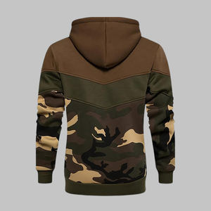 Fabrication sur mesure, design personnalisé, sweat-shirts à capuche pour hommes, vente chaude d'hiver, décontractés, 100% coton, poche, coupe régulière, pull à capuche uni - Product Image 2