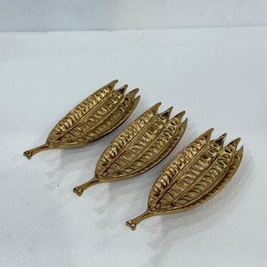 Juego de 3 Tazones para Frutos Secos con Forma de Semilla, Diseño Clásico y Moderno, Hechos a Mano en Aluminio para Uso en Mesa, Precio Más Bajo en India - Product Image 3