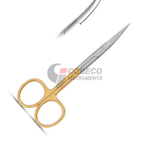 Tijeras Oftálmicas para Iris, de Acero Inoxidable Quirúrgico, Micro Disecadoras, Punta Fina y Afilada, Instrumento de Precisión, Tijeras Curvas - Product Image 4