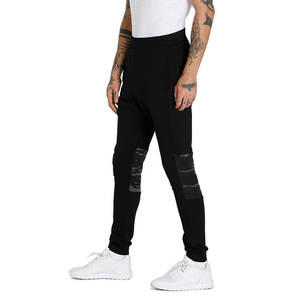 Vente en gros, broderie personnalisée, impression Logo, pantalon de survêtement uni pour homme - Product Image 2