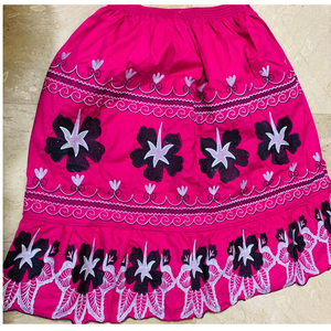 Haute qualité coton femmes décontracté Long & Shorts jupes nouveau Style vêtements de mode broderie fabriqué trou prix de vente - Product Image 5