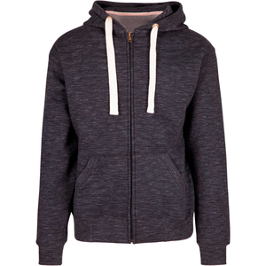 Sudadera con Capucha y Cremallera Gris Oscuro Unisex, Sudadera con Capucha de Forro Polar de Algodón con Cremallera Completa, Ropa Casual de Invierno, Tejido Suave, Corte Regular, Venta al por Mayor - Product Image 1