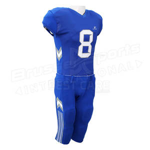 Uniformes de Fútbol Americano OEM de Alta Calidad, Transpirables, Talla Grande XL, Jersey Sublimado, 100% Poliéster, Conjuntos de Diseño Personalizado al por Mayor - Product Image 6