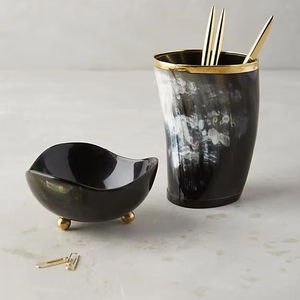 CARACTERÍSTICAS Personalizado Hecho a mano Tallado Cuerno natural Vidrio Al por mayor para vino Cerveza Agua Hogar Restaurante Hotel Inspirado - Product Image 3