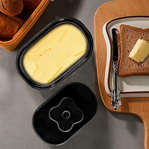 Petit déjeuner et dîner boîte de rangement de beurre pour ustensiles de cuisine utilisation à la main grande taille plat à beurre mariage et plat à beurre de table - Product Image 4