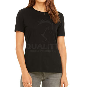 Camiseta de algodón 100% OEM para mujer, ropa de calle ecológica, estilo para verano, camiseta informal de punto de algodón a la venta - Product Image 6