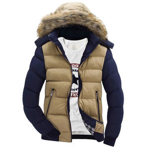 Customized High Street Canvas <b>Stand</b> Collar Parka Men Winter Jacket Windproof Breathable Quick Dry Regular Length Outerwear - Product Image 4