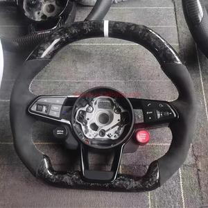 Volante de fibra de carbono <span class=keywords><strong>azul</strong></span> DOS para <span class=keywords><strong>Audi</strong></span> A4 B9 A5 <span class=keywords><strong>A3</strong></span> S4 S5 RS4 RS5 2017 2018 2019 2020 2021 <span class=keywords><strong>2022</strong></span> - Product Image 6