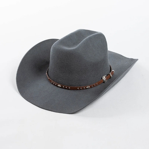 Sombrero de Vaquero Personalizado de Invierno con Cristales Brillantes para Hombre y Mujer, Sombrero de Fieltro de Lana con Pedrería, Sombrero Fedora de Ala Ancha - Product Image 3