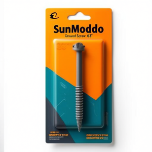 Vis de fixation au sol SunModo 63 pouces avec vis de réglage GRSCREW-63 - Système de montage solaire - Product Image 3