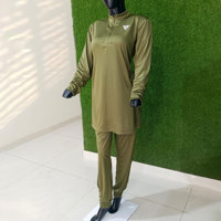 Maillots de bain musulmans pour femmes islamiques, hijab modeste, taille plus, ensemble 2 pièces, burkinis, imprimé animal, séchage rapide, imperméable, respirant