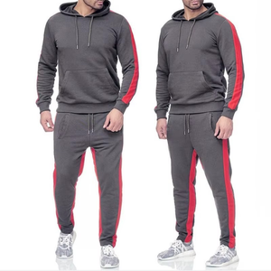 Traje deportivo de otoño personalizado, chándal de 2 piezas, logotipo personalizado, ropa de entrenamiento de gimnasia para hombre, conjunto de Sudadera con capucha para correr para hombre, conjuntos de jogging para hombre - Product Image 1