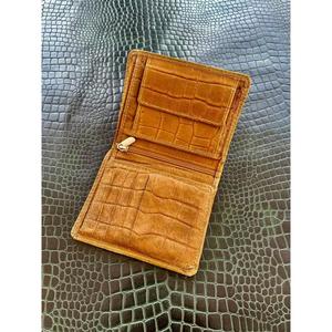 กระเป๋าสั้นปักลายดาวหนังแท้กันน้ำทันสมัยสำหรับผู้ชายที่ใส่บัตรเงินสดแบบมีตัวอักษรเปิดปิดทุกวัน - Product Image 6