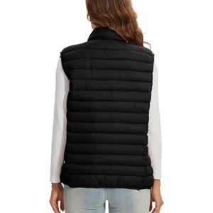 Gilet bouffant d'hiver coupe-vent à la mode avec fermeture éclair complète pour hommes et femmes veste nouveau design en gros - Product Image 3